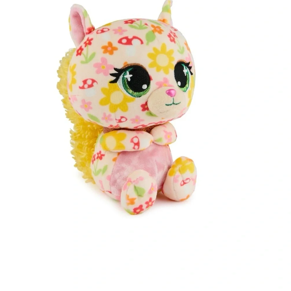 GUND P.Lushes Pets, Gracie Grooves, Stuffed Squirrel, 6”. NEW